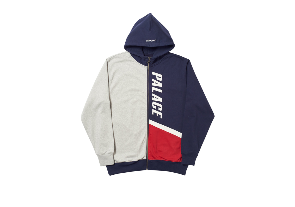 Palace zip up hoodie