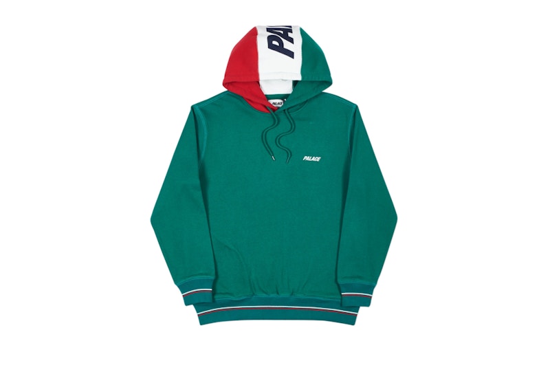 Red cheap palace hoodie