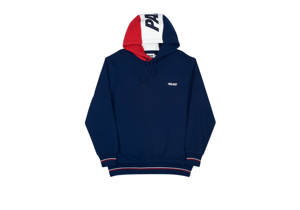 Palace Brusher Hood White Navy Men s FW18 US