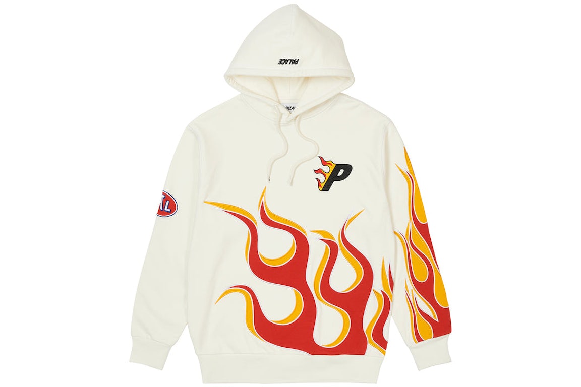 Palace Flame Hood White Men's - SS22 - US
