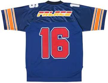Palace Flaming P American Football Jersey Blue - FW19 - CN