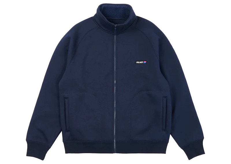 Palace Fleece Bonded Full Zip Navy - SS23 - US