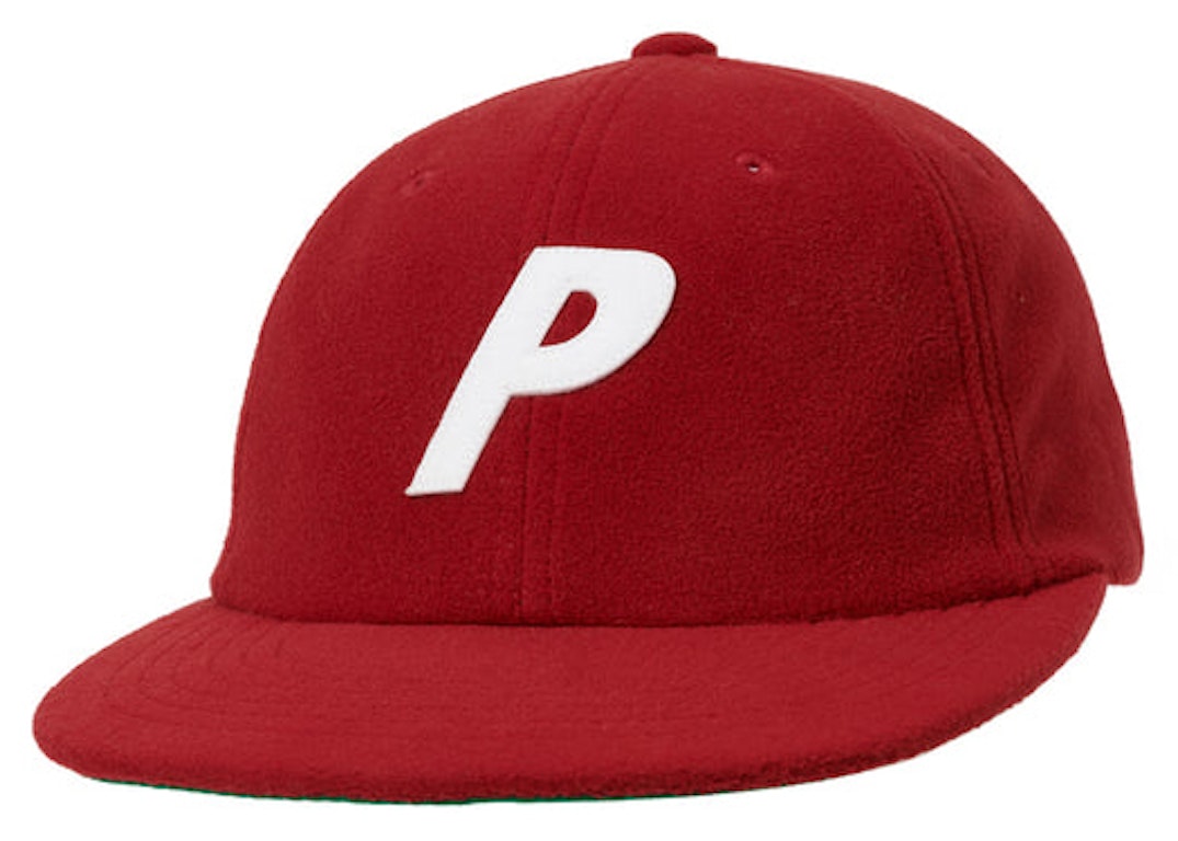 Pre-owned Palace Fleece Pal Hat Burgundy