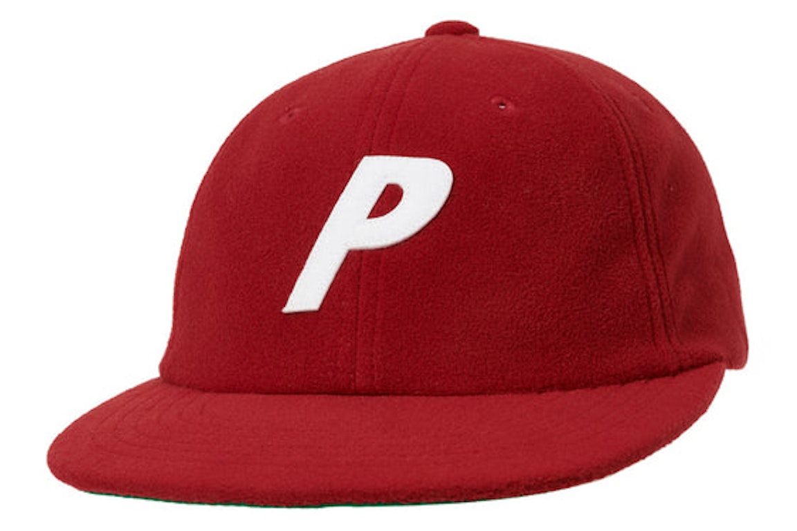 Pre-owned Palace Fleece Pal Hat Burgundy