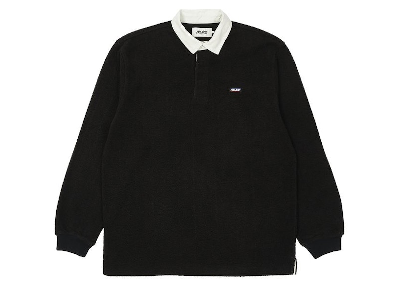 トップス PALACE SKATEBOARDS PALY RUGBY BLACK Paly Rugby Black - Spring 2025 - Palace Community