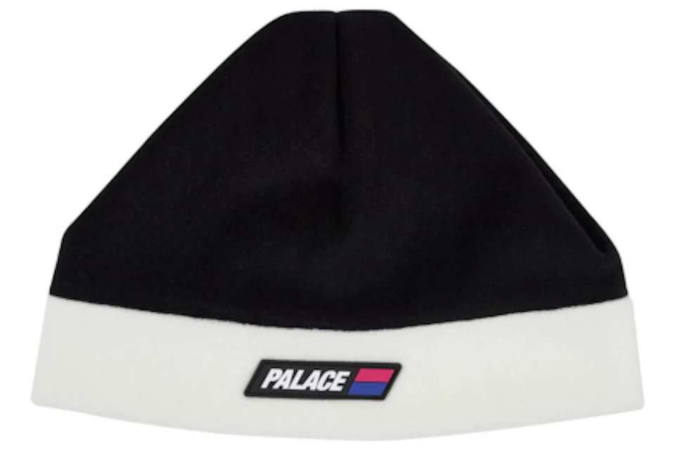 Palace Fleeced Beanie Black/White