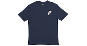 Palace Flocka T-Shirt Navy