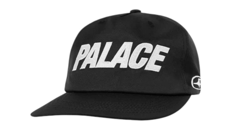 Palace Font Snapback 5-Panel Black Men's - SS25 - US