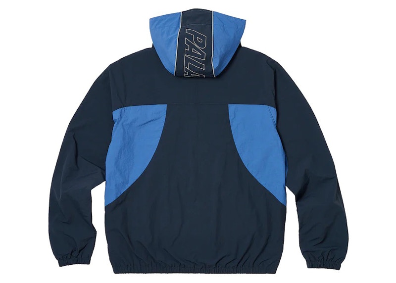 Palace Font Zip Shell Jacket Blue/Airforce Men's - SS23 - US