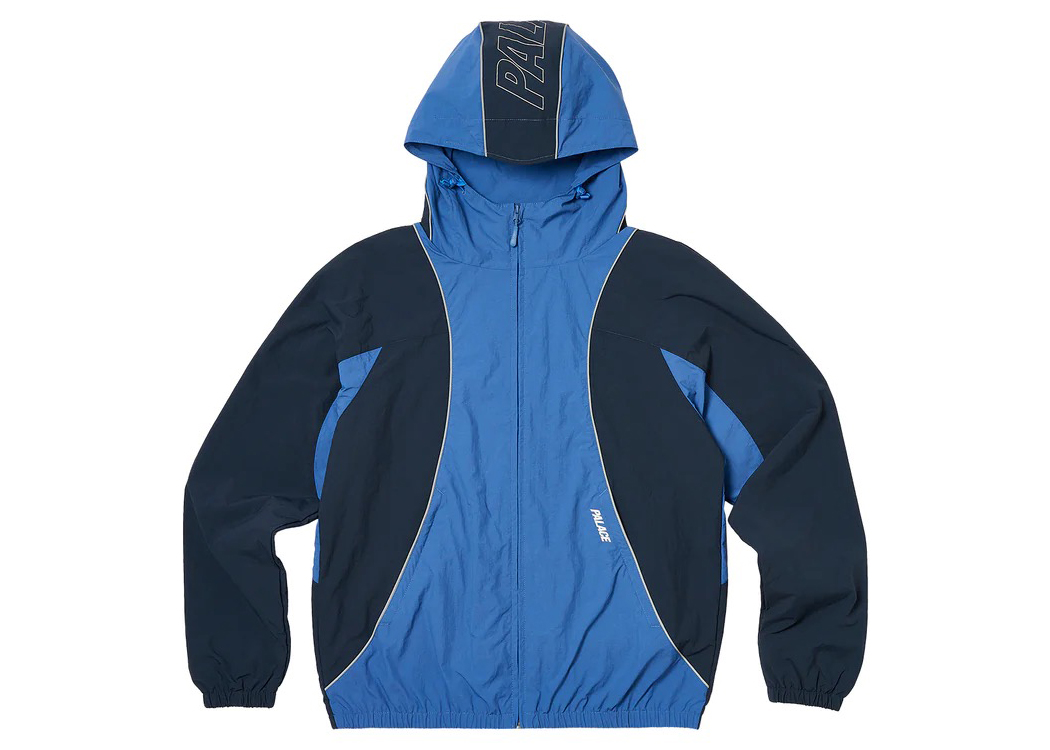 Palace Font Zip Shell Jacket Blue/Airforce メンズ - SS23 - JP