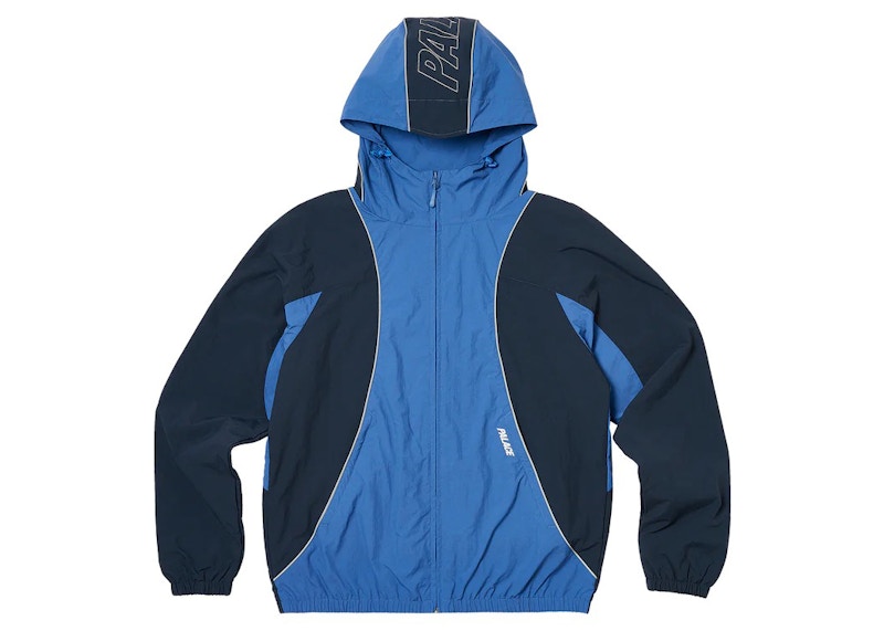 Palace Font Zip Shell Jacket Blue/Airforce