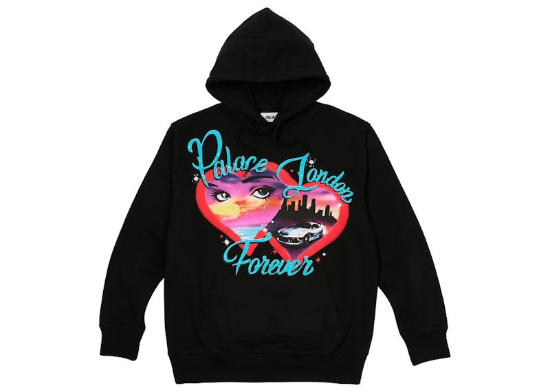 Palace slub cheap hood black