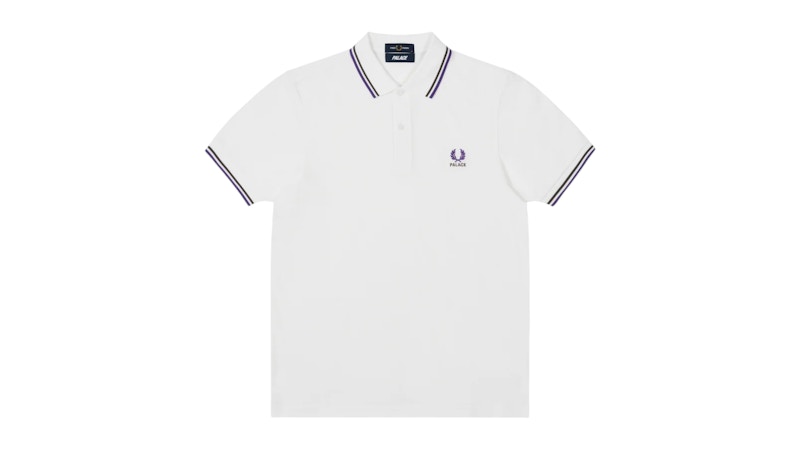 Pre-owned Palace Men's  Fred Perry Shirt In White