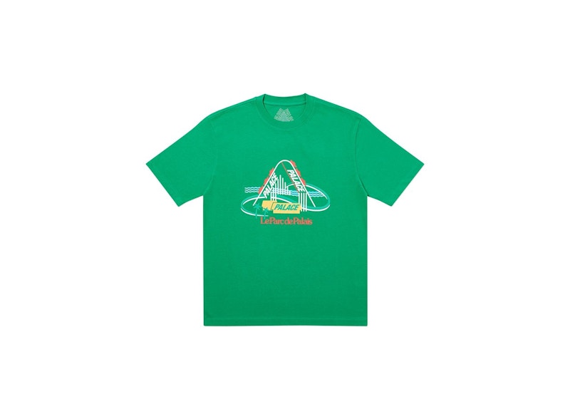 Palace French Ones T-Shirt Green Men's - SS20 - US