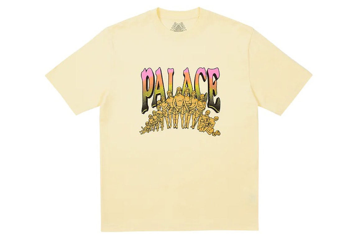 Pre-owned Palace From The Beginning To The End T-shirt Mellow Yellow
