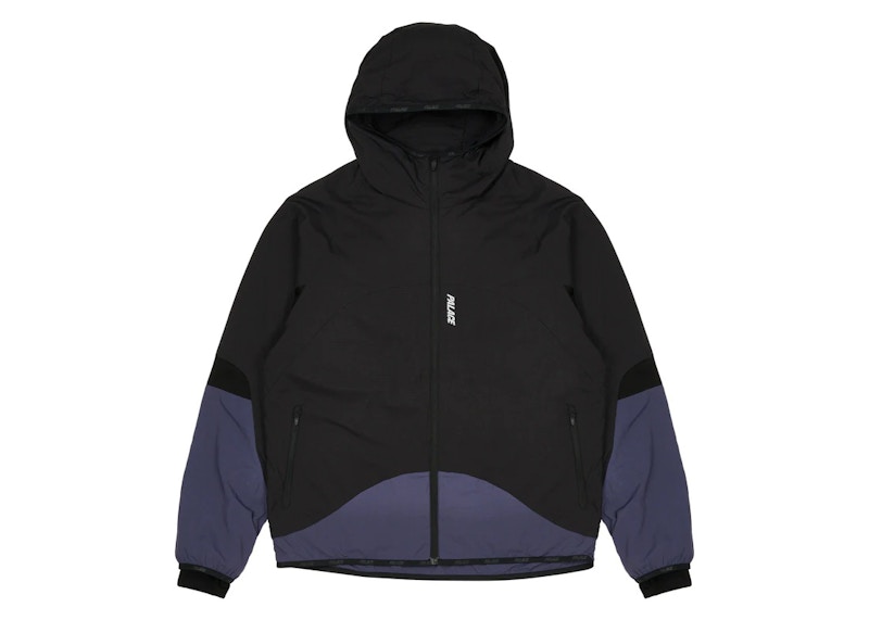 Pre-owned Palace Men's  Front Runner Jacket In Black/navy Blue In Multi