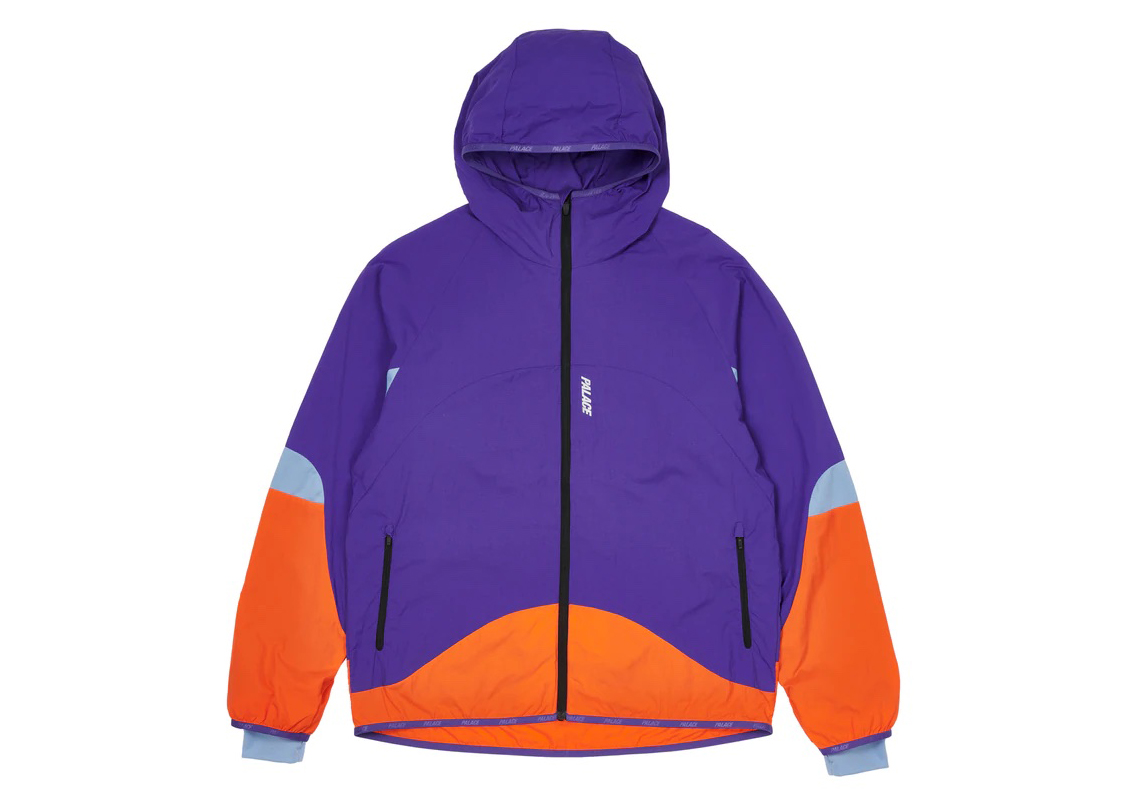 Palace Front Runner Jacket Purple/Orange Men's - SS22 - US