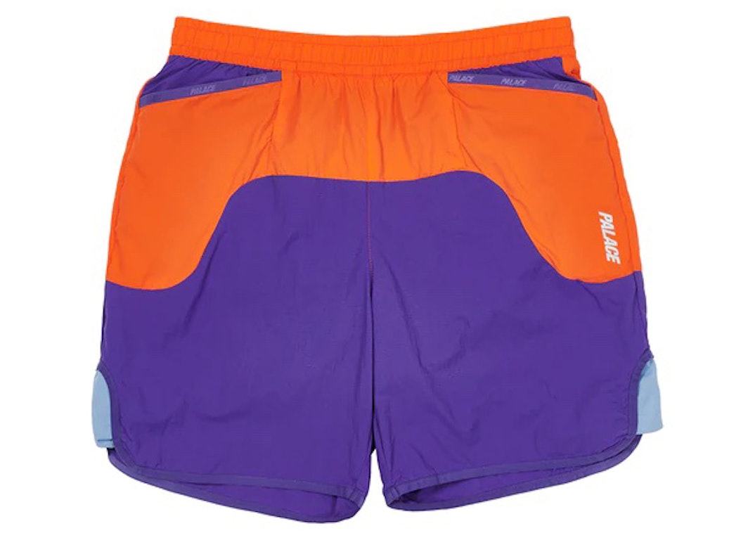 Pre-owned Palace Front Runner Shorts Purple/orange