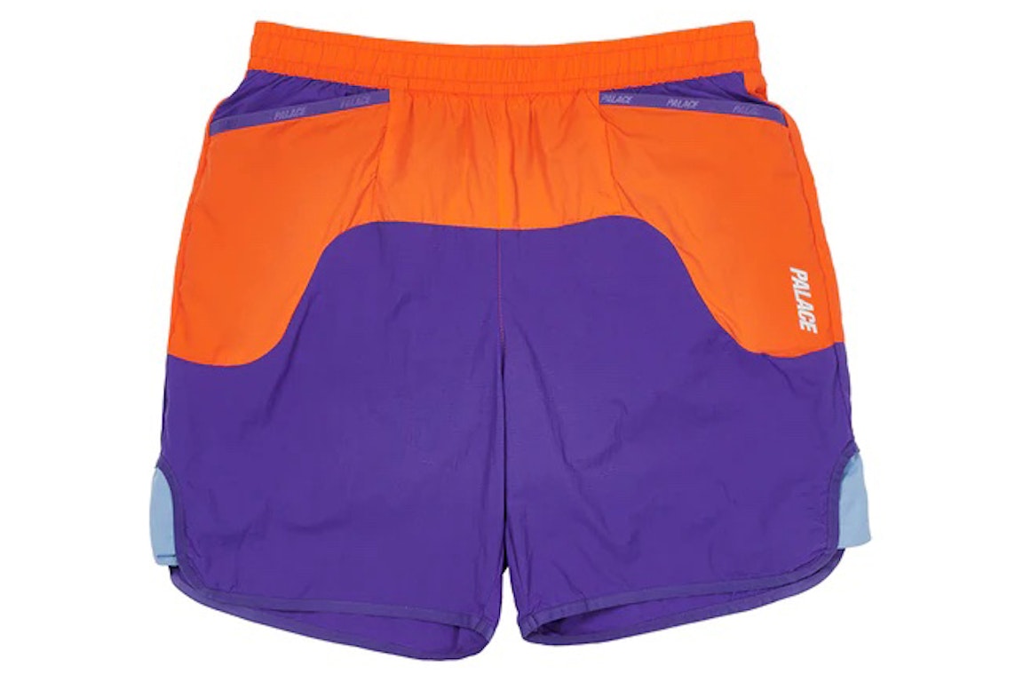 Pre-owned Palace Front Runner Shorts Purple/orange