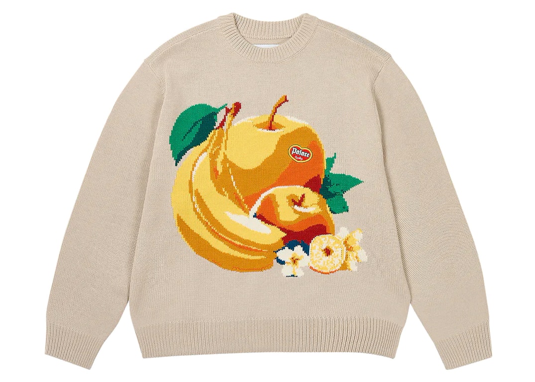 Pre-owned Palace Fruit Life Knit Soft White
