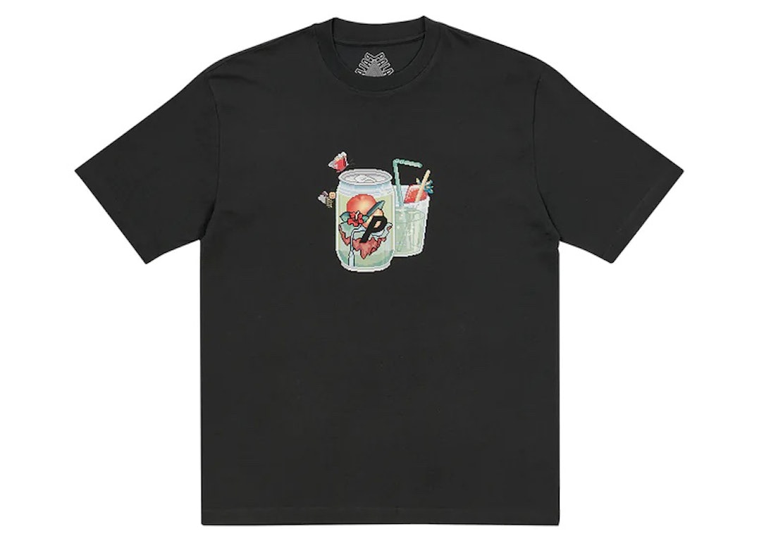 Pre-owned Palace Fruity T-shirt (fw22) Black