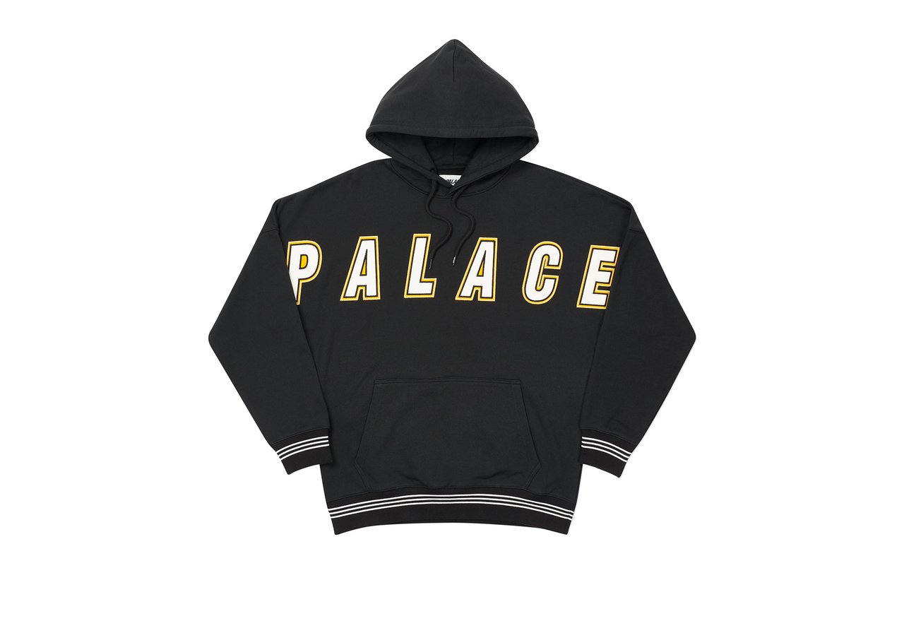 PALACE PAL POCKET SLUB HOOD BLACE XL, 42% OFF