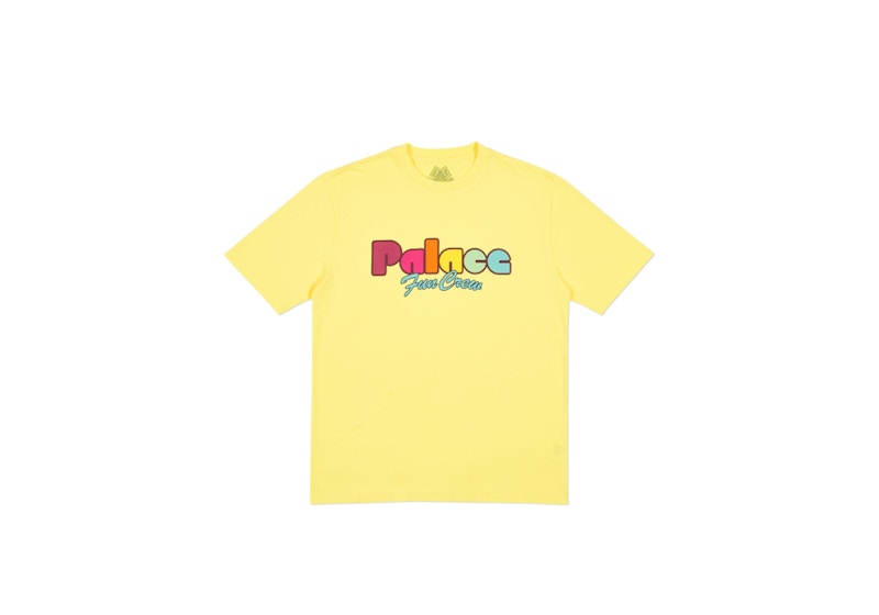 Pre-owned Palace Men's Fun T-shirt In Light Yellow