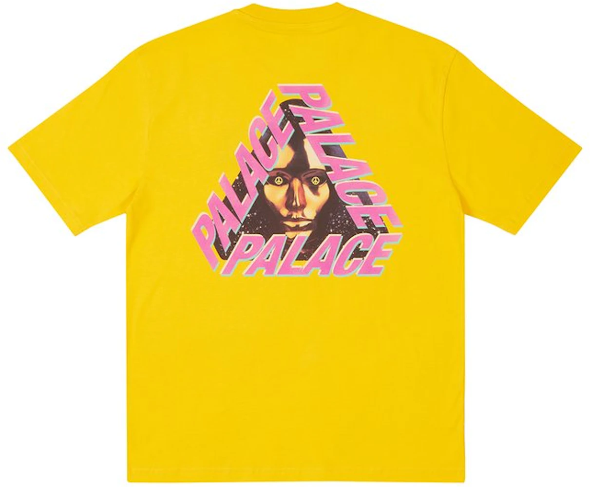 Palace G-Face T-shirt Yellow - FW21 Men's - US