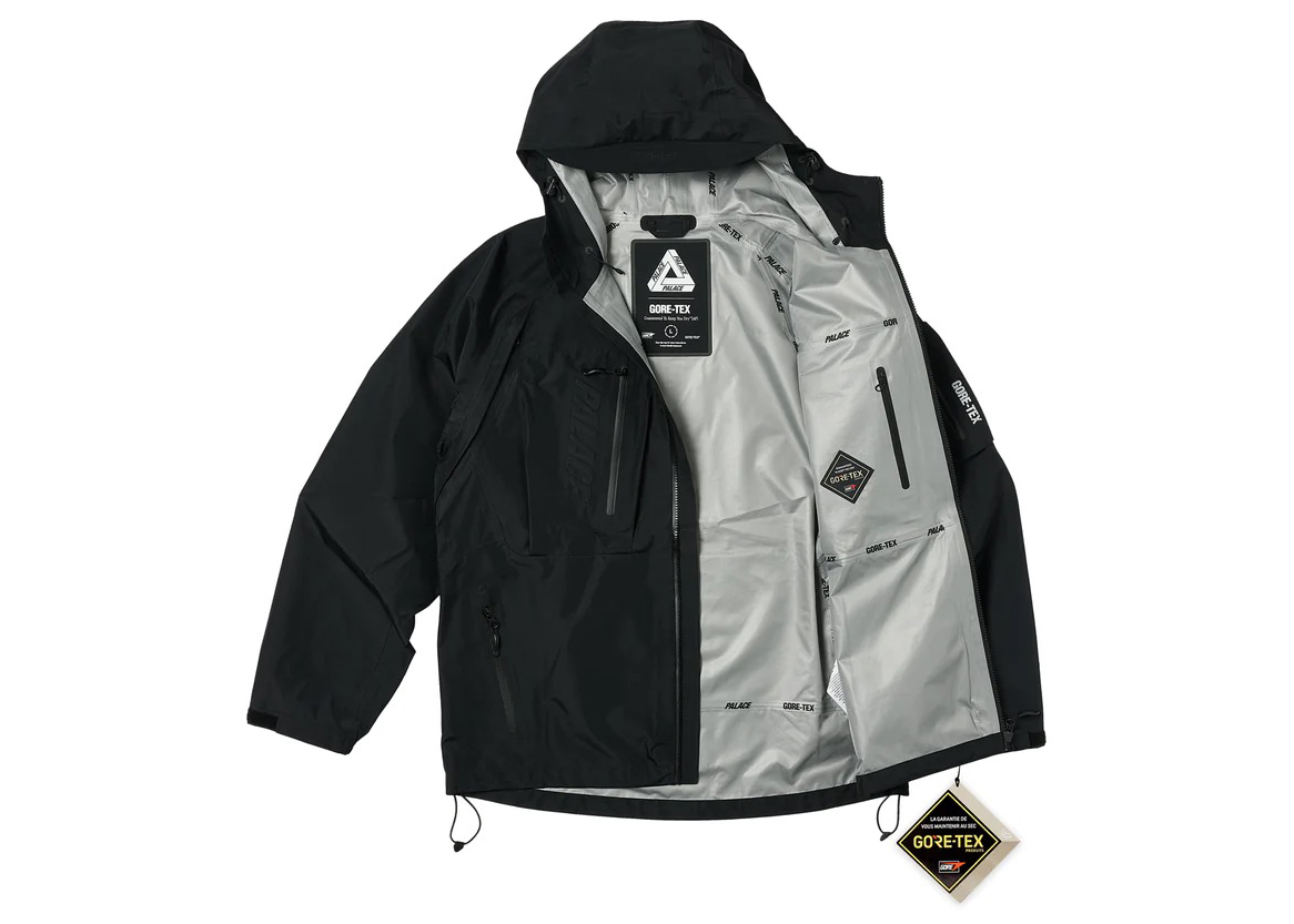 Palace GORE-TEX Cargo Jacket Black Men's - SS23 - US