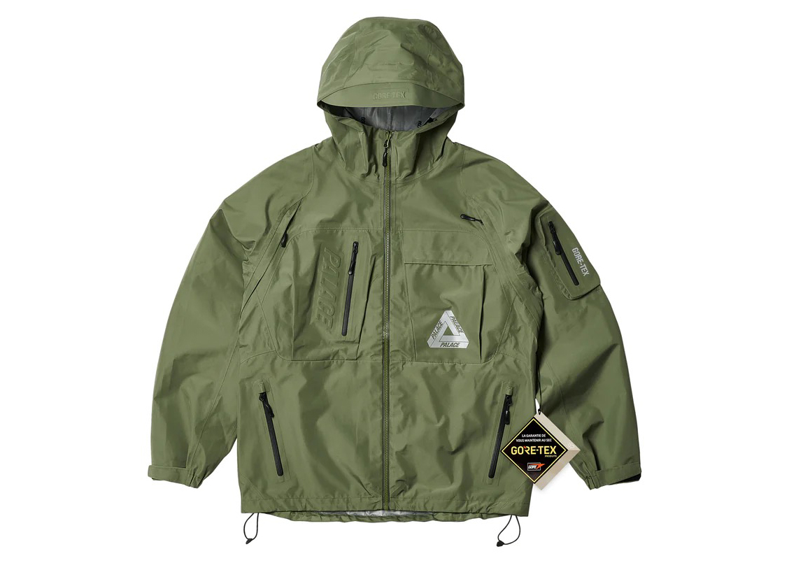 Palace GORE-TEX Cargo Jacket Olive - SS23 メンズ - JP