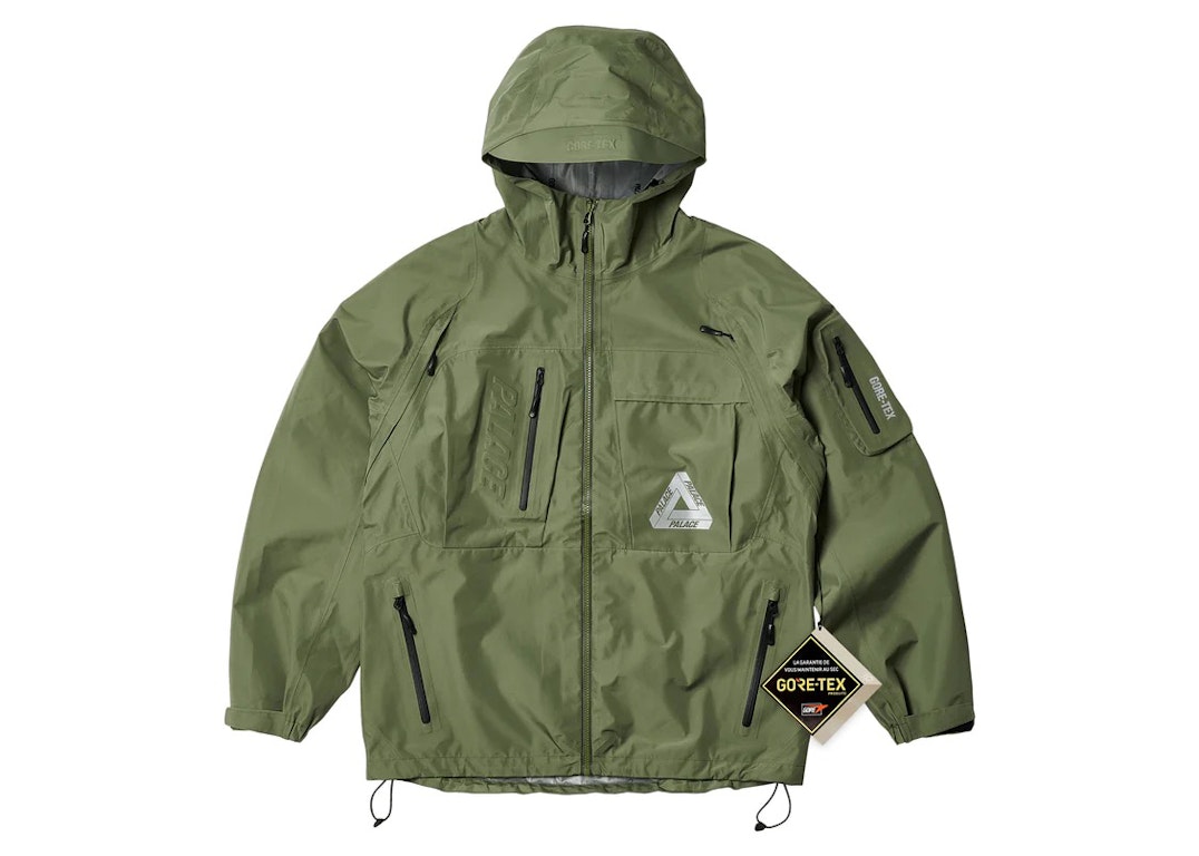 Pre-owned Palace Gore-tex Cargo Jacket Olive