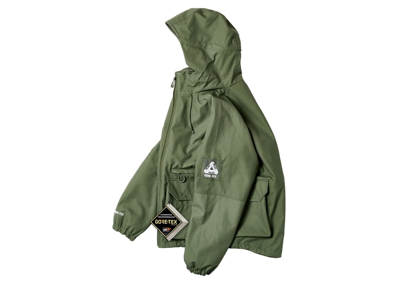 Palace GORE-TEX Cotton RS Jacket Olive Men's - FW23 - US