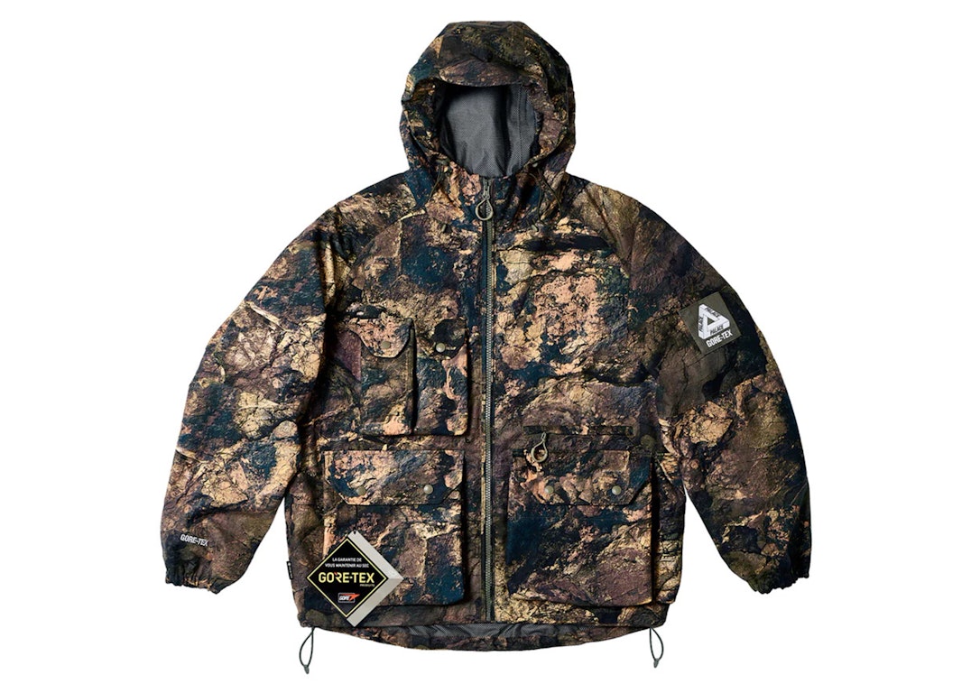 Pre-owned Palace Gore-tex Cotton Rs Jacket Rockscape