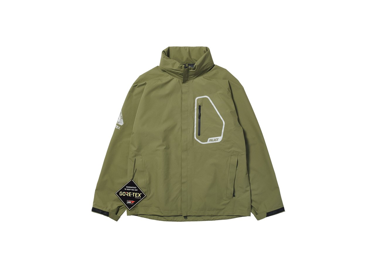 Palace GORE-TEX Paclite Vent Jacket Green - SS20