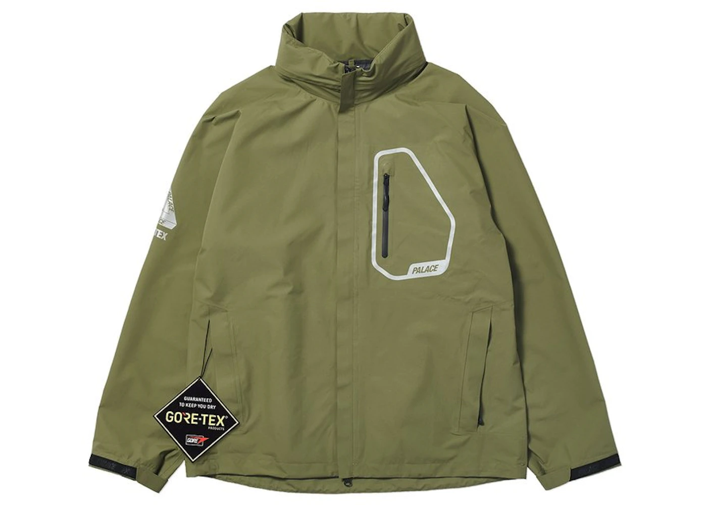 Palace Gore Tex Paclite Vent Jacket Green Ss Us Palace Gore Tex Paclite Vent Jacket Green Ss Us