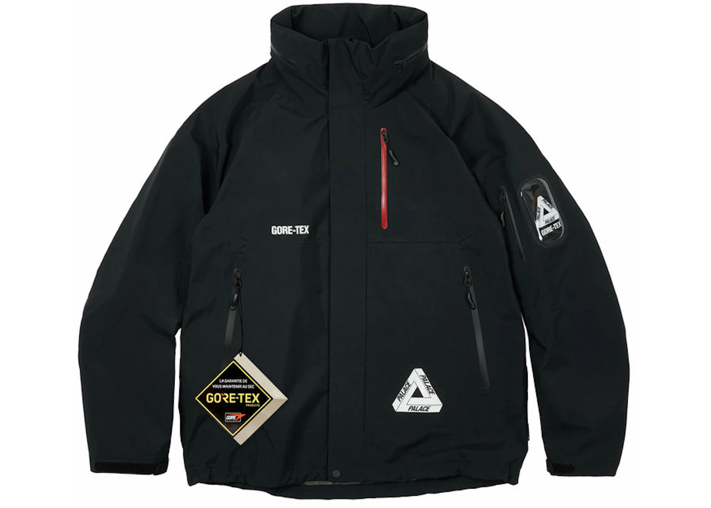 Palace Gore Tex S Tech Jacket Black Ss22 Palace Gore Tex S Tech Jacket Black Ss22