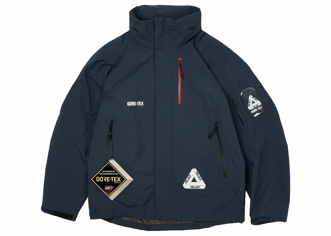 Pre-owned Palace Gore-tex S-tech Jacket Navy
