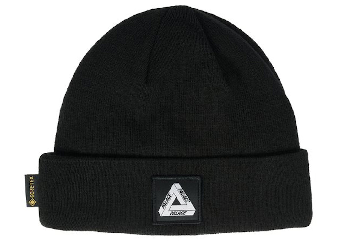 Pre-owned Palace Gore-tex Tri-ferg Patch Beanie Black