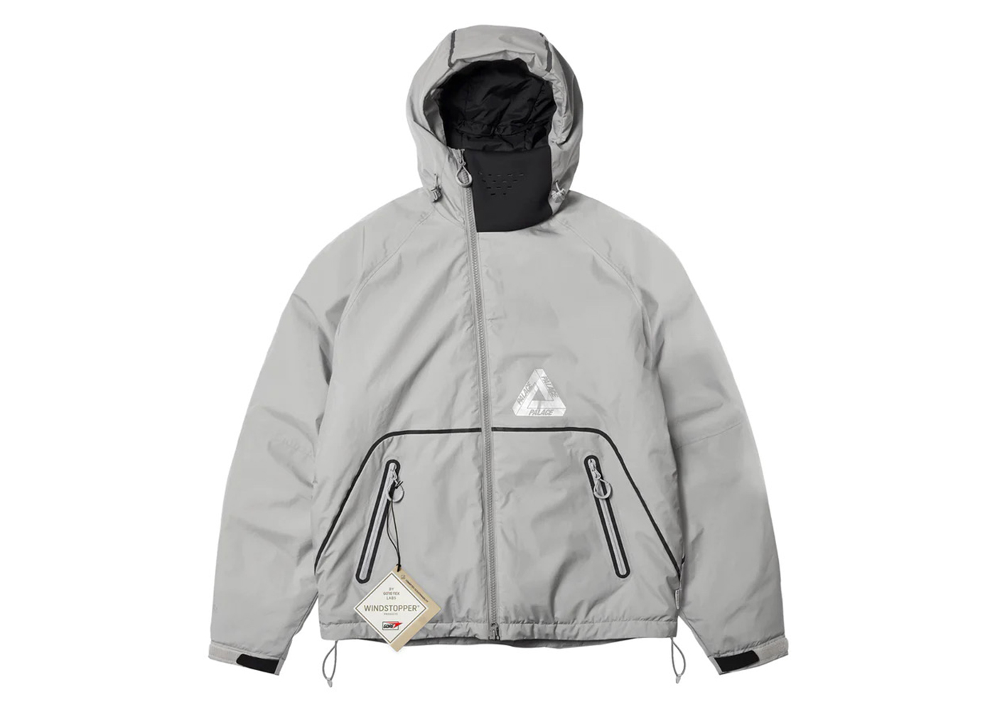 Palace GORE-TEX Windstopper Mask Jacket Ghost Grey Men's - FW23 - US