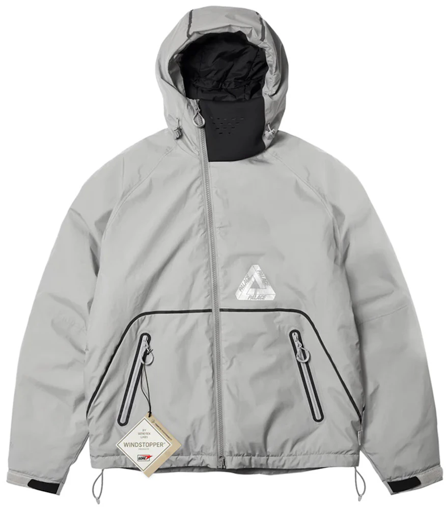 Palace GORE-TEX Windstopper Mask Jacket Ghost Grey Men's - FW23 - GB