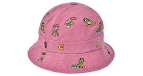 Palace Garfield Bucket Hat Pink