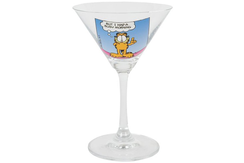 Palace Garfield Martini Glass Clear/Blue - FW21 - US