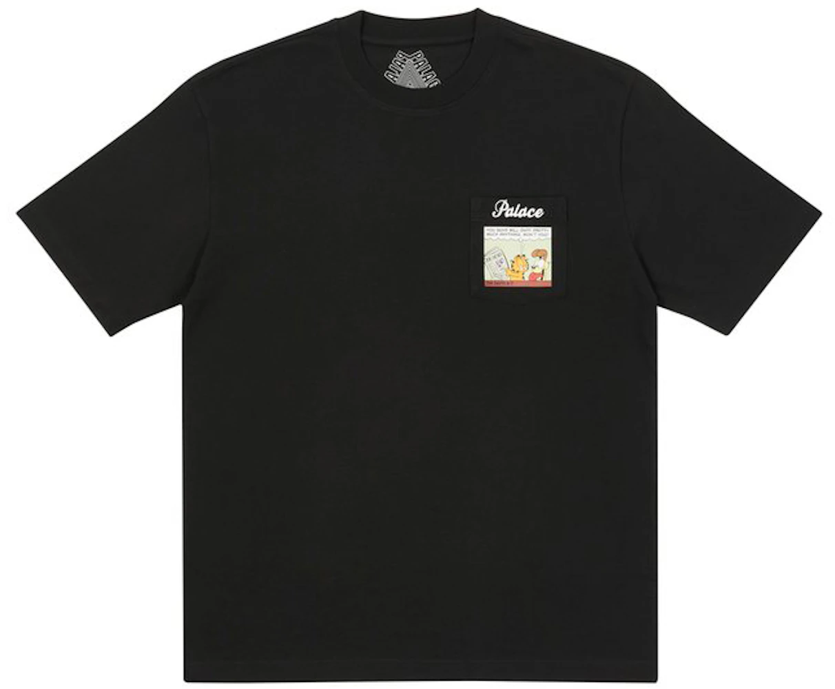 Palace Garfield Pocket T-shirt Black Men's - FW21 - US