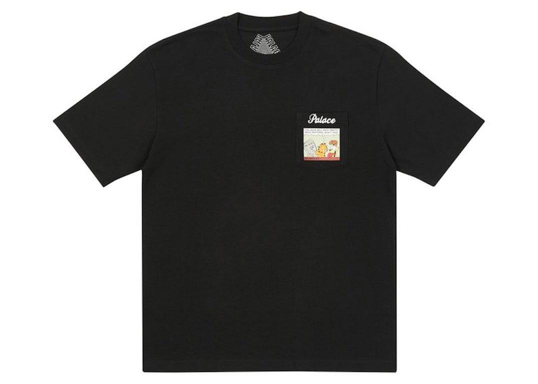 Pre-owned Palace Garfield Pocket T-shirt Black