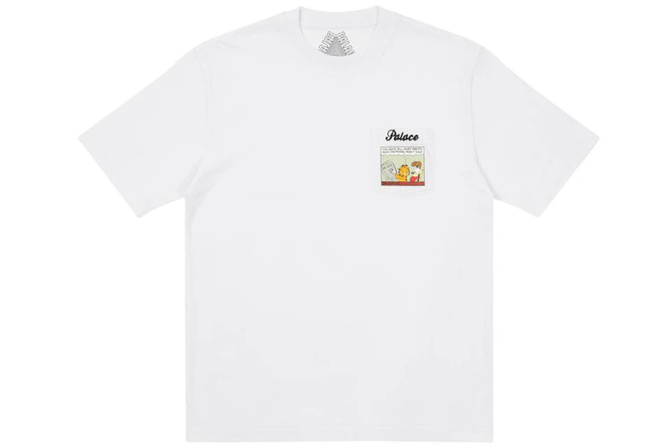 Palace Garfield Pocket T-shirt White