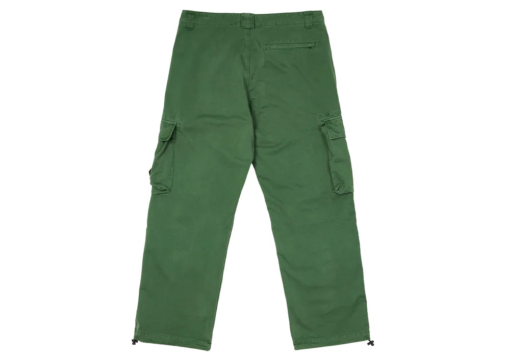 Palace Heavy Canvas Work Pant Deep Green