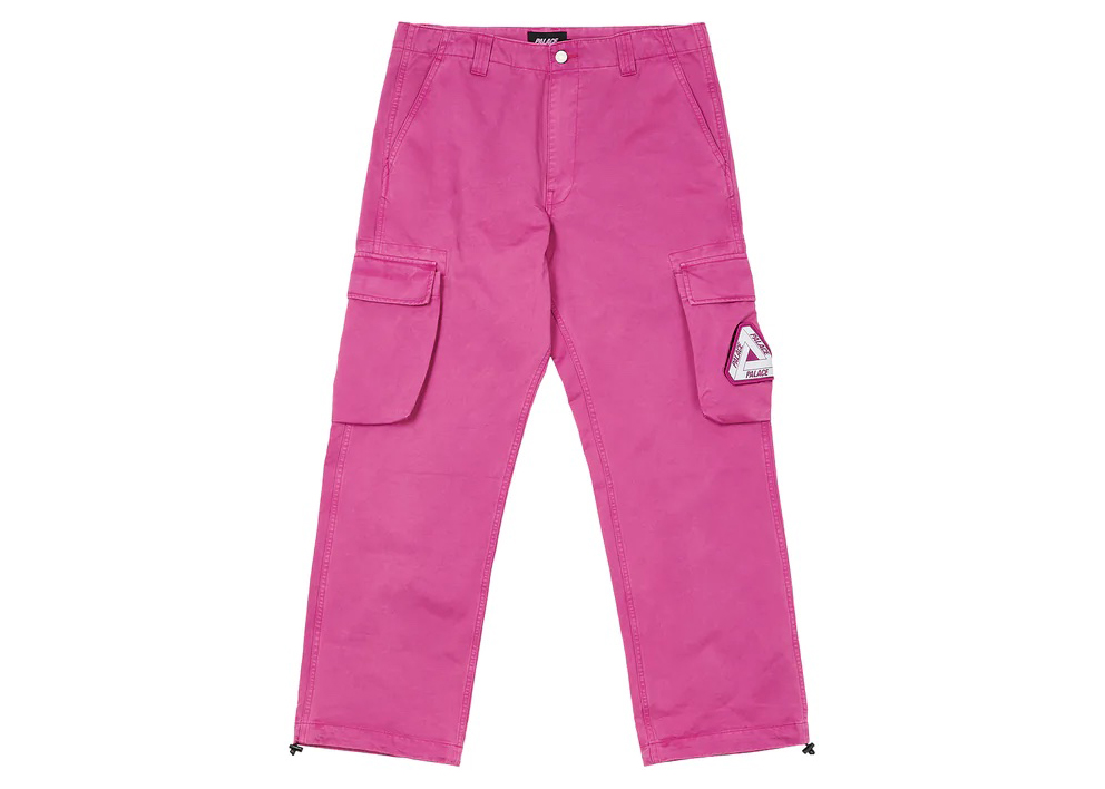 Palace Garment Dyed Cargo Trouser Pink - FW22 Uomo - IT