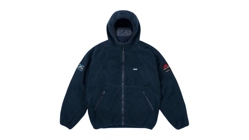 Palace Getting Higher Therma Fleece Jacket Navy メンズ - FW25 - JP