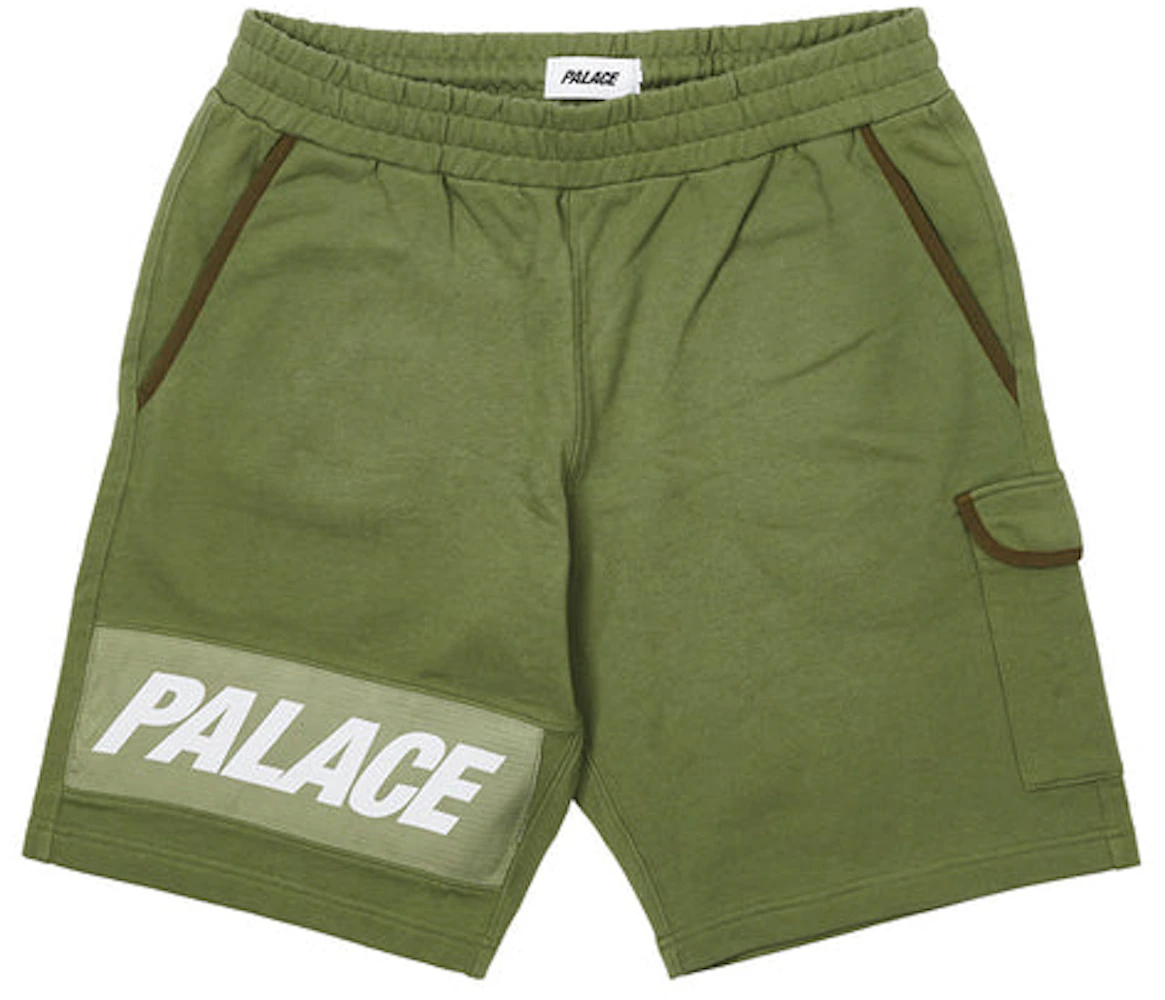 Palace Giant Woven Label Shorts Olive - SS22 Herren - DE