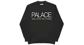 Palace Globaller Crew Black